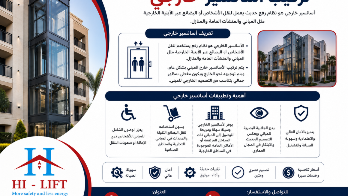 تركيب أسانسير خارجي 2025