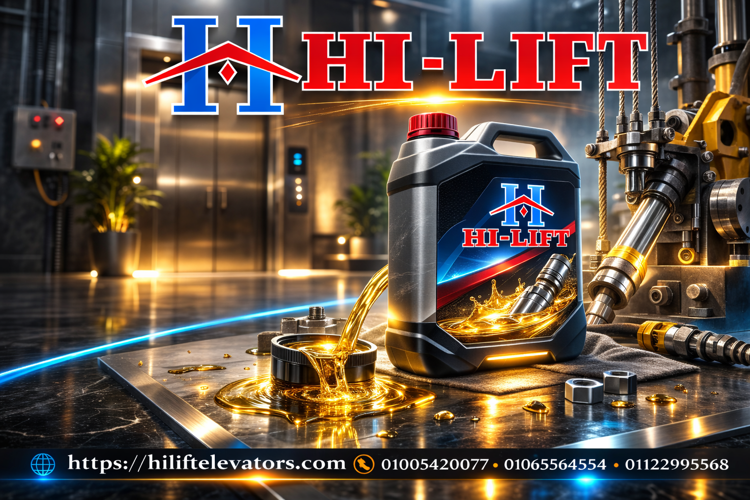 زيت المصاعد