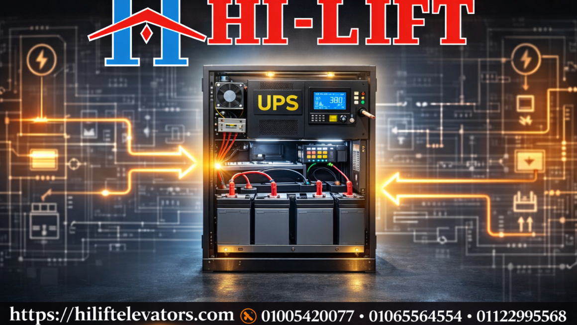 جهاز ups للمصاعد: ماذا يحدث عند انقطاع الكهرباء؟ 1 جهاز UPS للمصاعد